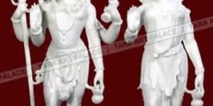Marble God Statue- Shiva Pravati
