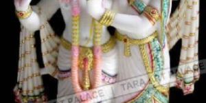 Radha Krishna Marble God Statue