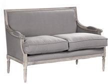 Two Seat Antique Style French Sofa