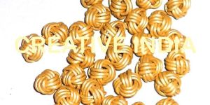 Leather Braided Beads