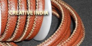 Stitched Round Nappa Leather Cords