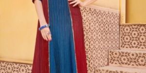 Weaving Butti Work Casual Wear a Line Kurti