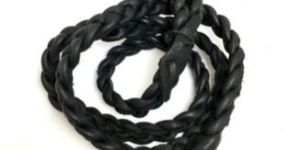 Black Leather Dog Leash