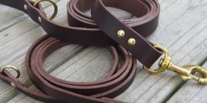 Heavy Duty Leather Dog Leash