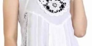 Women Crosia Cotton Top