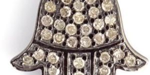 Silver Hamsa Charm Pendant