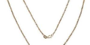 Solid Yellow Gold Multi Gemstone Pear Shaped Pendant Necklace