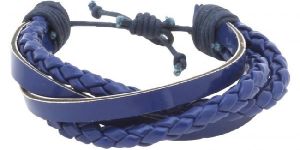 Style Blue Leather Band