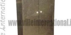 White Metal Fitted Wooden Almirah with One Drawer