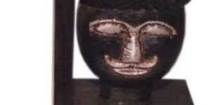 Wooden Painted Rajasthani Face