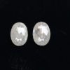 Oval Shape Rustic Diamond Pair