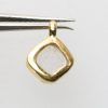 Polki Diamond Sterling Gold Jewelry Pendant