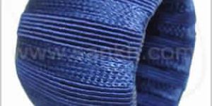 Sankh Navy Blue Woven Napkin Ring (Set of 6)