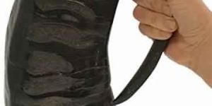 WATER BUFFALO HORN DRINKING MUG