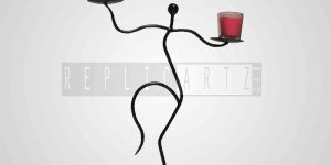 WOMEN FIGURATIVE CANDLE HOLDER