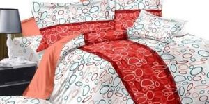 Pure Cotton Bed Sheet with Two Pillow Covers.