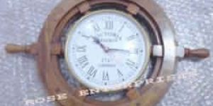 Wooden Wheel Clock