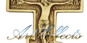 Brass Orthodox Crucifix