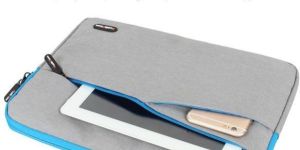 Soft Pad Laptop Sleeve Pouch Zipper Bag