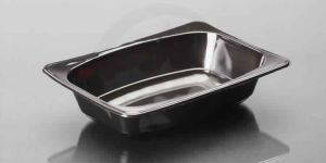 30mm / 40 mm Black Oval Tray