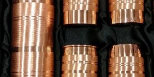 Copper Botal with Glass