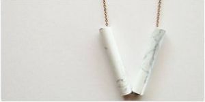 White Marble Necklace