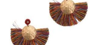 METAL FRINGES EARRING
