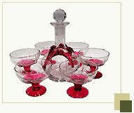 Wine Set with 6 Glasses and Decanter