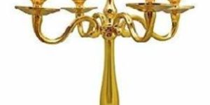 YES HAND MADE METAL MATERIAL CANDELABRA