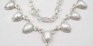 WHITE SEA PEARL DROPS Necklace JEWELRY