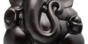 Religious Black Marble Ganesh Statue
