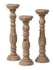 Wooden Candle Holder Handcraft