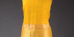 Yellow Silk Suit Material