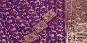 Saree Hand Made Indian Embroidery Designer Saree