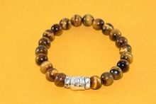 Tiger Eye Buddha Head Bracelet