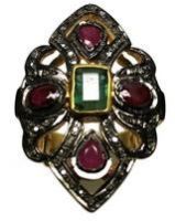 Diamond Pave Sterling Silver Ring