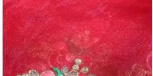 Red Organza Fabric