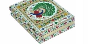 Silver Meenakari Jewellery Box