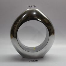 Cast Aluminium Vase Polished