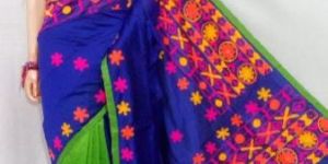 Kathiwari Handwork Cottonsilk Saree