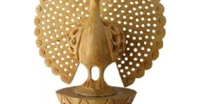 Wooden Peacock Jali