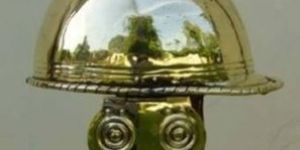 Medieval Brass Helmet