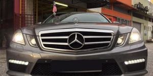 Mercedes benz e class pre-facelift convert to E63 body kit (Premium Car Accessories - DealKarDe )