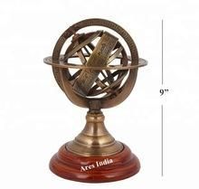 World Globe Rosewood Base Office Table Desk