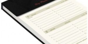 DAY PLANNER-BLACK Writing Pad
