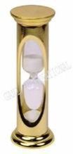 Nautical Shiny Brass Pocket Sand Timer Indian Handicraft