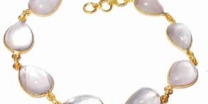 Handmade Rose Quartz Gemstone Bracelet