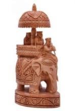 Wooden Handicraft Carving Elephant