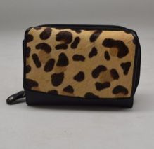 Fashion Horse Hair Genuine Leather Lady Women Purse Wallet Clutch Purse