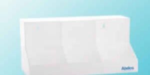 WORKSTATION STORAGE 3 COMPARTMENT, ACRYLIC